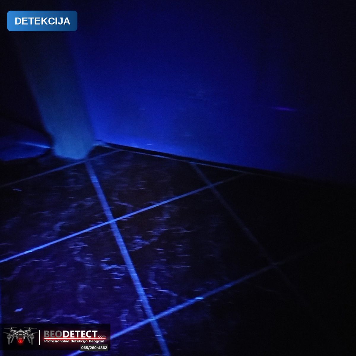 Detekcija UV lampom: otkrivanje uzroka problema, Zemun – ispitivanje sistema — Zemun, Beograd