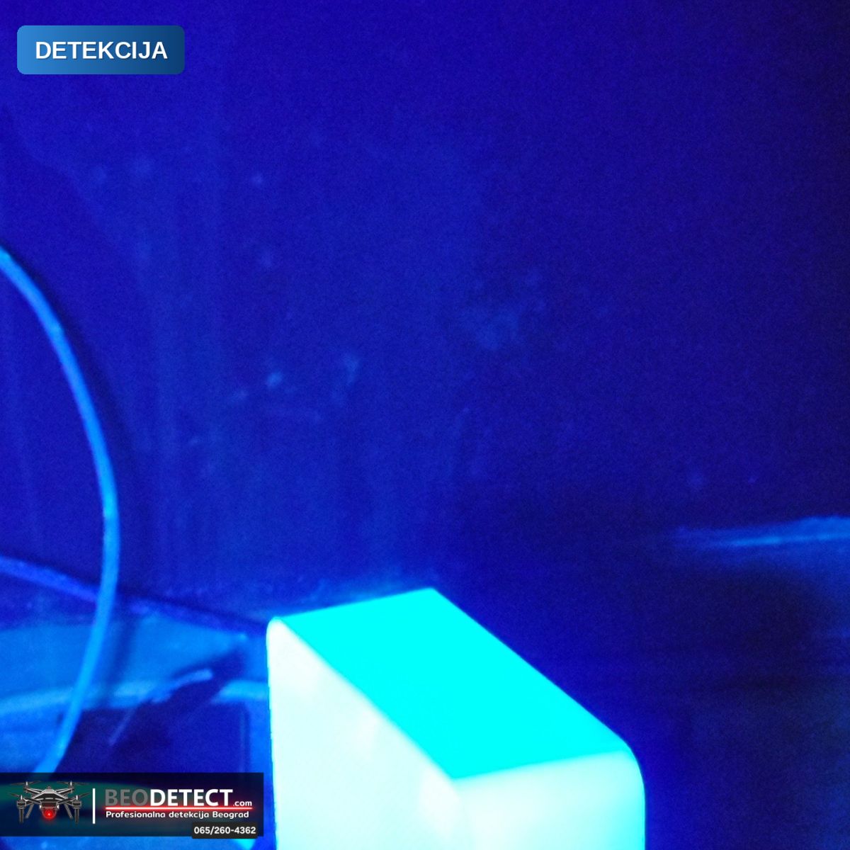 Inženjerska dijagnostika Zemun – Detekcija UV lampom | BeoDetect — Zemun, Beograd