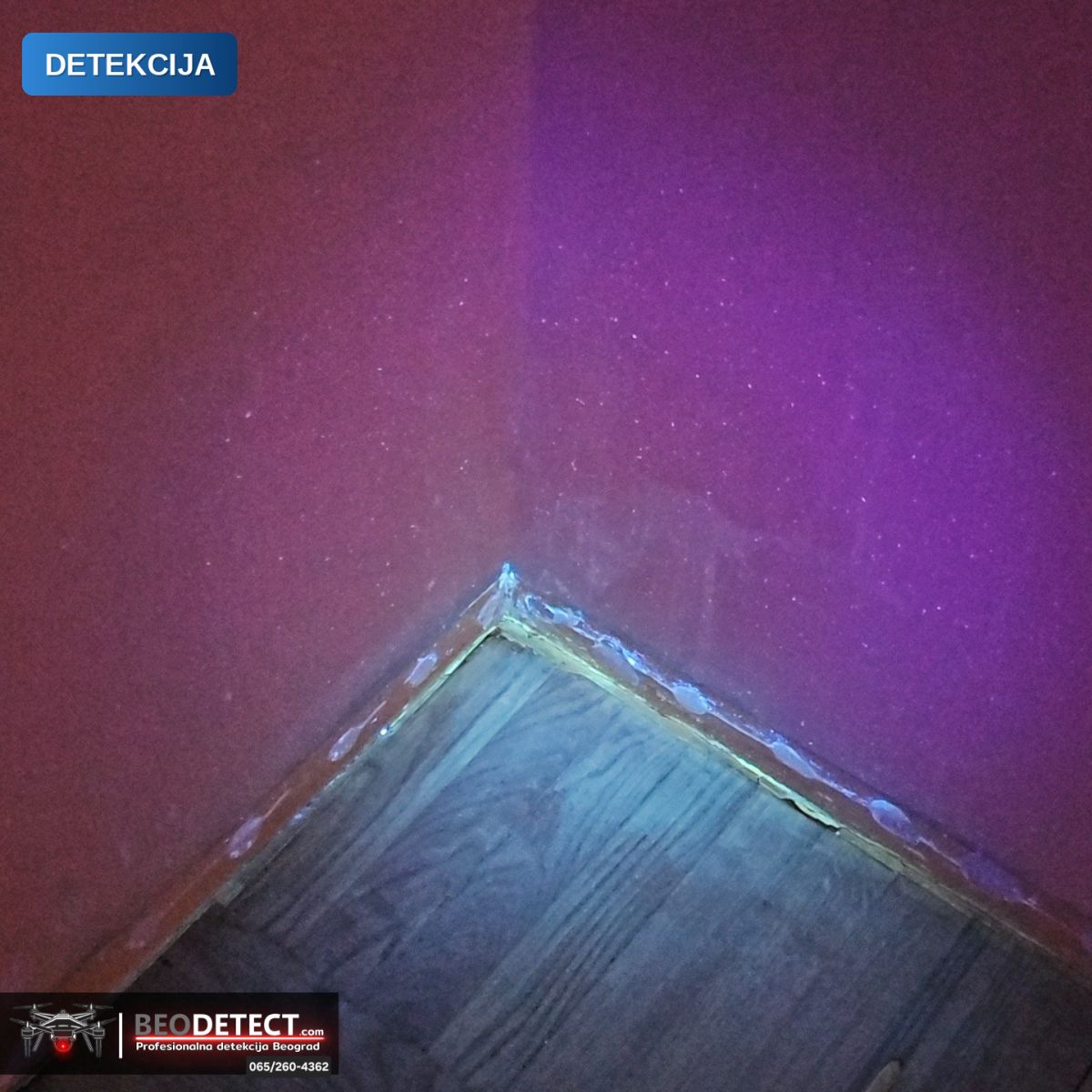 Otkrivanje uzroka problema Zemun – Detekcija UV lampom | BeoDetect — Zemun, Beograd